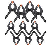 ORFOFE Lot de 10 Serrage-Joints à Ressort en Plastique Robustes Pinces Travail du Bois 2 X6 3 X4 Fixation Rapide pour Projets de Bricolage et Fonds de Scène