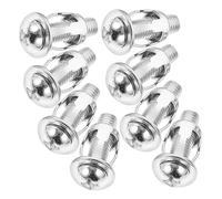 ORFOFE Lot de 10 Sets De Écrous à Pétales avec Vis pour Ancrage De Porte Creuse 8x21 Mm Et 8x30 Mm, Fixation Métal Creux pour Mur Creux, Usage Domestique Et Commercial, Acier Robuste