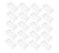 ORFOFE Lot De 120 Mini Boîtes De Rangement Pour Voitures Jouets Couvercles En Pvc Cubes De Présentation Pour Figurines Pour Chambres De Garçons Et De Filles