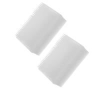 ORFOFE Lot de 2 Brosses Sensorielles Wilbarger Blanches à Poils Souples pour Entraînement Sensoriel Bébé Outils de Pression Profonde pour Défense Sensorielle et Stimulation Tactile