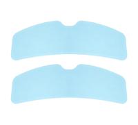 ORFOFE Lot de 2 Films Antibuée Universels pour Casque de Moto Électrique, Inserts Transparents et Étanches pour Visière, Protection Pluie et Buée, Compatible Casques de Sécurité,