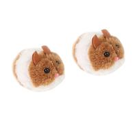 ORFOFE Lot De 2 Jouets Interactifs pour Animaux De Compagnie Souris Et Chat pour La Prévention De Lobésité