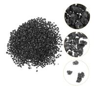ORFOFE Lot De 2 Mini Cristaux De Tourmaline Noire 50 G 2 Mm pour La Fabrication De Bijoux La Métaphysique Et L'équilibre des Chakras