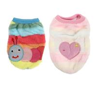 ORFOFE Lot de 2 Vêtements Chauds pour Petits Chiens XXS de Lapin et Cœur, Gilets Légers et Confortables pour Cosplay et Festivals, Accessoires de Photographie pour Animaux de Compagnie