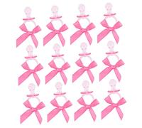 ORFOFE Lot De 20 Nœuds En Forme De Tétine Pour Décoration De Baby Shower De Révélation Du Pour Filles