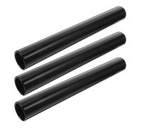 ORFOFE Lot de 3 Bâtons de Relais en Alliage D’Aluminium 38 CM Noir pour Piste de Course Extérieure Passage de Témoin Léger et Robuste Équipement Athlétisme Compétition et Entraînement