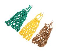 ORFOFE Lot De 3 Filets À Foin pour Petits Animaux Cochons d'Inde Lapins Etc