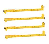 ORFOFE Lot De 4 Autocollants Muraux Pour Mesure De La Taille Des Enfants Toise De Croissance Amovible Facile À Utiliser Pour Chambre Denfant