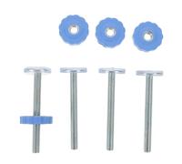 ORFOFE Lot De 4 Boulons Adaptateurs À Vis Métalliques Pour Barrière De Sécurité Enfant Fixation Par Pression Pour Grille De Porte Sans Perçage Tiges Filetées De Rechange Pour