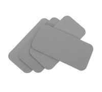 ORFOFE Lot De 4 Tapis De Sourdine Pour Machine À Coudre Amortisseur De Vibrations Tapis De Pédale Robuste En Tpe Gris
