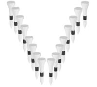 ORFOFE Lot de 50 Tees de Golf Courts en Bois D’Érable 38 MM Tés Friction Solide pour Adultes Tees de Golf de Tournoi Pratiques pour Entraînement et Compétition en Plein Air