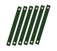 ORFOFE Lot De 6 Sangles De Tuteurage en Nylon Vert pour Plantes Et Arbres, Attaches Anti-ouragan Résistantes, Support De Fixation pour Jardinage Et Redressement des Jeunes Plants