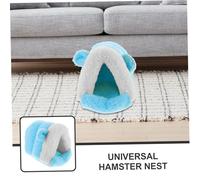 ORFOFE Maison Hiver pour Hamsters et Petits Animaux Lit Douillet Design Confort Optimal pour Hamsters et Cochons pour Rester Au Chaud