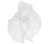 ORFOFE Manchettes Amovibles en Tulle Blanc Bordure en Dentelle de Fleur Fausses Manchettes Décoratives à Volants Légères et Respirantes Accessoires Polyvalents pour Fêtes et Tenues