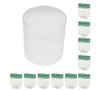 ORFOFE Manchon Abat-Jour pour Lanterne à Gaz d'Extérieur Grand Format Lot de 1 Set de Abat-Jour 10 Manchons Verts Résistants à la Chaleur Accessoire de Remplacement pour Lampe Gaz