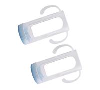 ORFOFE Manchon en silicone pour biberon de bébé pour biberon antidérapant antichoc bleu 260 ml
