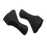 ORFOFE Manchons de Support de Levier de Frein 1 Paire en Silicone Noir Texture Antidérapante pour Changement de Vitesse Fluide Adaptés aux Longues Sorties à Vélo