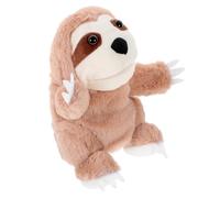 ORFOFE Marionnette à Main Peluche Douce et Souple Forme de Paresseux Éducatif Interactif pour Garçon Fille Marionnette Animale pour Conte et Jeu de Rôle Garçon Fille et Adulte Lavable