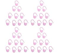 ORFOFE Marqueurs de mailles crochet en plastique violet rose verrouillables - Pack de 1000 avec sac accessoires pour DIY craft et tricot - Adaptés à divers poids de fil, pour un suivi