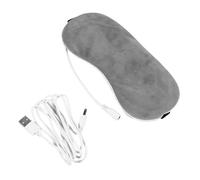 ORFOFE Masque Chauffant Usb Yeux à Vapeur Réutilisable, Cache-œil Chauffant Gris, Thermique Apaisant, Compresse Chaude Chauffée, Fatigue Oculaire, Détente Maison Bureau Voyage Spa