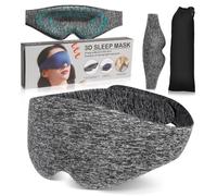 ORFOFE Masque De Sommeil Ergonomique Pour Hommes Et Femmes Couverture Ocultante Et Confortable Avec De Rangement Pour Voyager Et Méditer