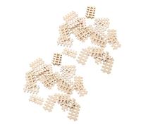 ORFOFE Mini Clôture en Bois pour Jardin Féérique 200 Pièces Dimensions 49 X 30 CM Clôture Miniature pour Bonsaï et Maison de Poupée Décoration pour Terrarium et Loisirs Créatifs