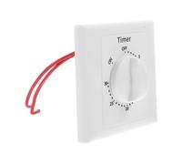 ORFOFE Minuteur Mural Mécanique pour Prise Électrique Interrupteur Minuterie pour Salle de Bain Facile des Ventilateurs et Appareils Ménagers
