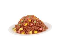 ORFOFE Modèle Alimentaire en Plastique Réaliste de Riz Frit, Jouet de Nourriture Factice Facile à Utiliser Apparence Réaliste, pour Cabinet et Photographie Culinaire