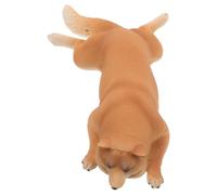 ORFOFE Modèle Chien Shiba Inu Réaliste Figurine Plastique Animale Endormie Garçon Fille Décoratif Éducatif pour Maison et École