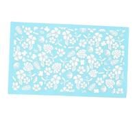 ORFOFE Modèle D'impression D'argile Écran De Soie En Pâte Polymère Pâte à Modeler Pochoirs Pour L'artisanat Pochoirs Artistiques Polyester