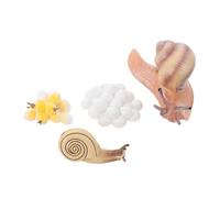 ORFOFE Modèle Éducatif des Escargots Figurine Réaliste Montessori pour Garçons et Filles Améliore la Cognition et Stimule Imagination