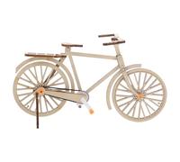 ORFOFE Modèle Vélo Bois à Monter DIY Éducatif Mécanique à Transmission par Courroie Kit Scientifique pour Garçon Fille Décoration Vintage Rétro Cadeau Apprentissage Physique et