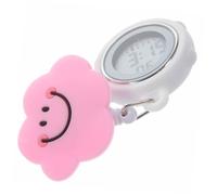 ORFOFE Montre Infirmière Numérique Rétractable à Clip Affichage Digital avec Chronomètre et Alarme Étanche Silicone Durable pour Médecins et Infirmiers