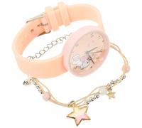 ORFOFE Montre Licorne Garçon Fille Quartz Décorative Rose Étudiante Adorable Bracelet Étoile Apprentissage Heure