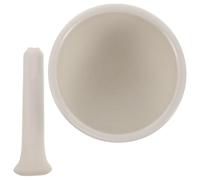 ORFOFE Mortier Céramique avec Bâton pour Cuisine Pot Polyvalent pour Restaurant Broyeur à Épices et Ail Outil de Broyage Ménager pour Ingrédients et Poudres