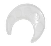 ORFOFE Moule À Plateau Avec Poignée En Forme De Lune Pour Bébé En Silicone En Forme De Croissant Avec Formes Pour Dessous De Verre En Résine Pour Fabrication De Coussinets De