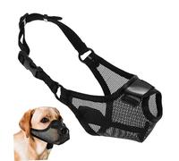 ORFOFE Muselière Maille Respirante pour Chien Ajustable et Résistante Polyester Prévention des Morsures pour Chiens et Chiots Confort et Sécurité Au Dressage et Promenade