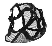 ORFOFE Muselière pour Chien À Museau Court, Réglable, Respirante, Anti-Morsure, Masque Anti-Morsure pour Chien À Visage Plat, Fournitures pour Animaux De Compagnie pour Mâcher, Et