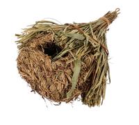 ORFOFE Nid D'oiseau en Paille Pendaison Lit D'oiseau Accessoires Oiseaux Volet Artisanat Mousse