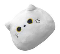 ORFOFE Oreiller Chat Noir Japonais Doux et Décoratif Coussin Mignon pour Canapé et Bureau Compagnon Câlin pour Détente et Ambiance Chaleureuse