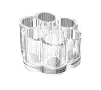 ORFOFE Organisateur Cosmétique Transparent pour Rangement de Rouge à Lèvres et Gloss en Plastique Cylindrique Élégant Boîte de Rangement Polyvalente pour Bureau
