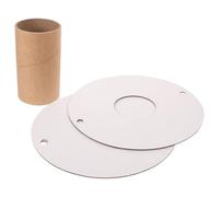 ORFOFE Organisateur de Câbles en Papier Marron, Gestion des Cordons Électriques Design Simple, Compact et Attrayant Rangement