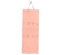 ORFOFE Organisateur De Nœuds Et Pinces à Cheveux Grand Format 38x104 Cm En Feutre Rose Support Mural Fonctionnel Pour Garçon Et Filles Chambre Décorative Pochette De Rangement Pratique