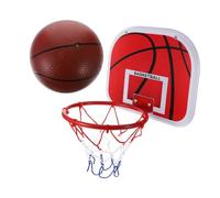 ORFOFE Panier de Basket Mural Garçon Fille sans Perçage Jeu Extérieur Intérieur avec Tableau Plastique et Fer Ajustable pour Garçon Fille