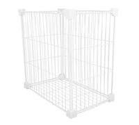 ORFOFE Panier de Congélation Métallique Base Solide 1 Compartiment 19X30X30 CM Panier de Rangement Vertical pour Légumes et Viandes Organise Congélateur et Réfrigérateur Résistant au