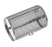 ORFOFE Panier Rôtisserie INOX pour Four et Friteuse à Air Cage Cylindrique Résistante Chaleur pour Cuisson Uniforme de Viandes Fruits Secs et Noix Accessoire pour Grillades Maison et