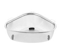 ORFOFE Panier Suspendu Évier Inox Crépine Angle Drain Cuisine Filtre Résidus Alimentaire Panier Vidange Multifonction pour Évier