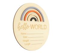 ORFOFE Panneau Annonce De Naissance Carte De Souvenir Pour Accessoires Photo Pour La Première Design Unisexe Pour Nouveaux Parents