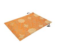 ORFOFE Paquet à Cordon en Soie pour Bijoux 37X106 CM Motif Orange Aléatoire Adaptés aux Mariages et Noël Pochettes Réutilisables