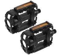 ORFOFE Pédales Vélo Garçon Fille Antidérapantes pour VTT et Route Plates Larges Plastique Robuste Confort et Stabilité pour Cyclisme Junior